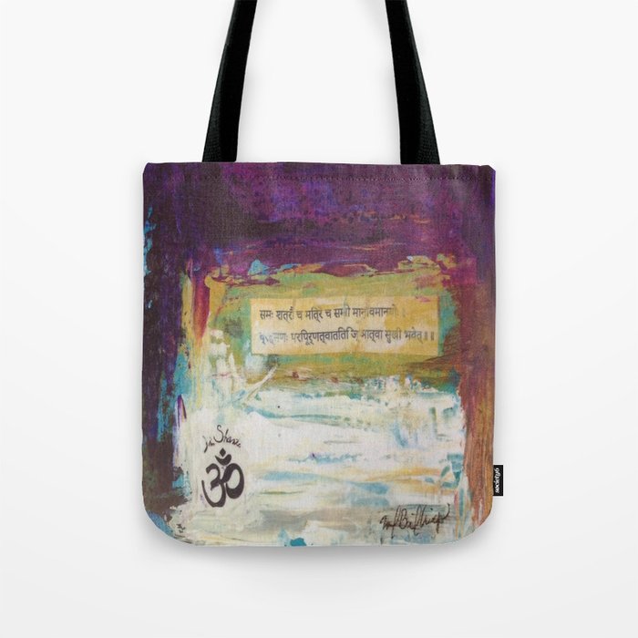 Om abstract Tote Bag
