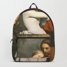 Faust and Marguerite in the Garden - Ary Scheffer  Backpack