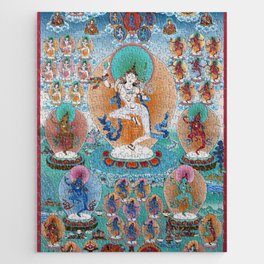 Yeshe Tsogyal Buddhist Thangka  Jigsaw Puzzle