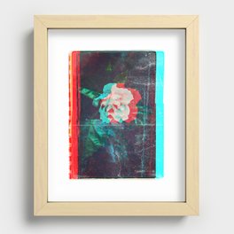 RBG flower Recessed Framed Print