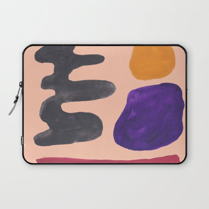 33| 190330 Abstract Shapes Painting Laptop Sleeve