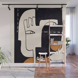 Abstract Face 55 Wall Mural