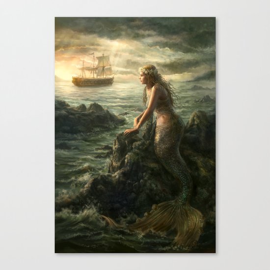 Mermaid Canvas Print