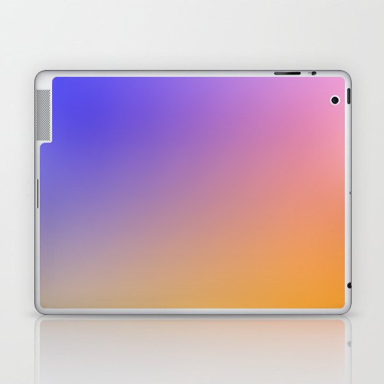39 Rainbow Gradient Colour Palette 220506 Aura Ombre Valourine Digital Minimalist Art Laptop & iPad Skin