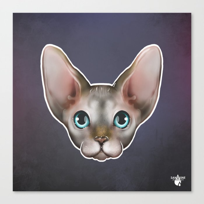 Joy Sphynx Canvas Print