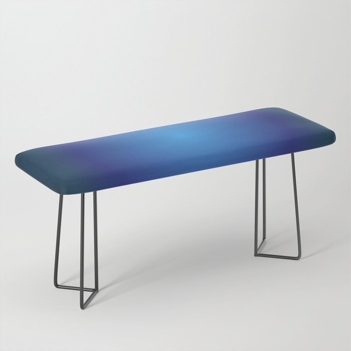 Hypnotic - Blue Colourful Abstract Art Design Pattern Bench