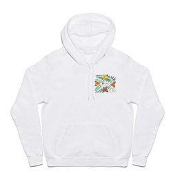 Relax - Tropical Watercolor floral Hoody