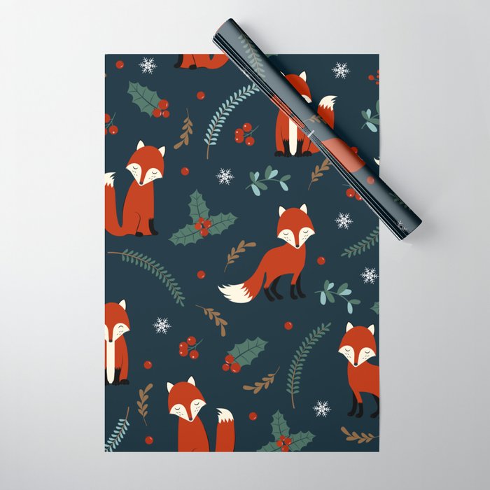 Beautiful Christmas Pattern Wrapping Paper