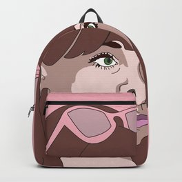 Um No Backpack | Pop Art, Graphicdesign, Typography, Digital, Pink, Girl 