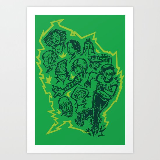 The GG's Art Print