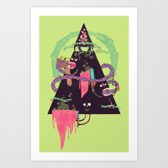 Ourobouros Art Print