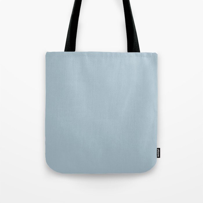 Winter Sky dusty pastel blue solid color modern abstract pattern  Tote Bag