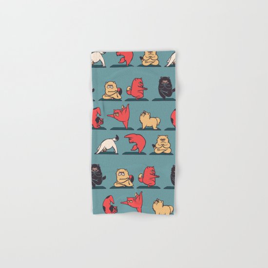 Cat Yoga Hand & Bath Towel