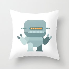 Evil Robot!  Throw Pillow