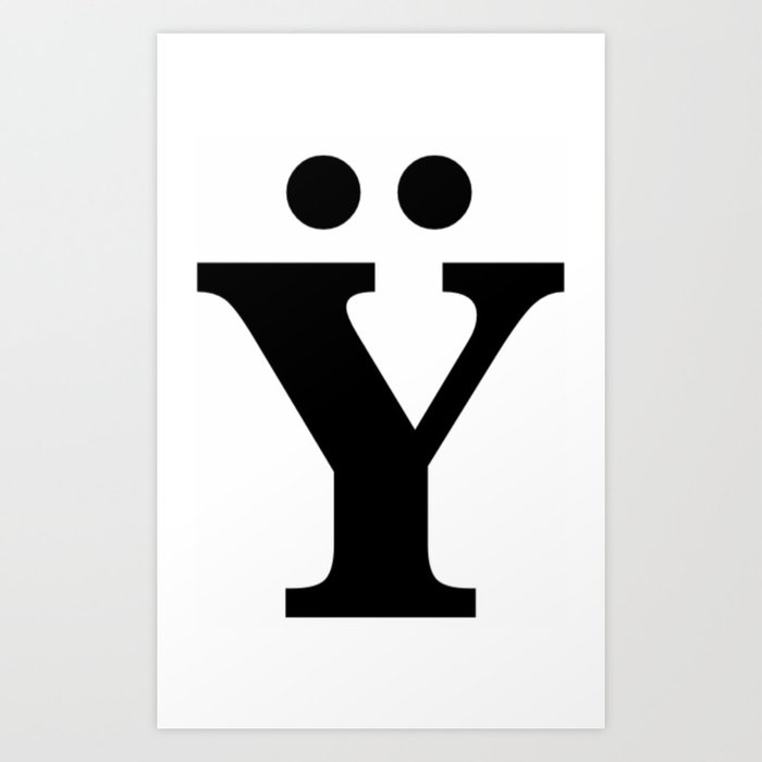 Y Logo  Art Print