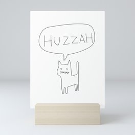 HUZZAH Mini Art Print
