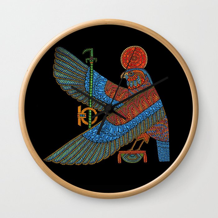 Egyptian Lady Bird Wall Clock