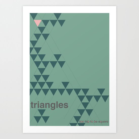 triangles Art Print