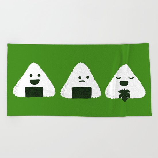 Nude Onigiri Beach Towel