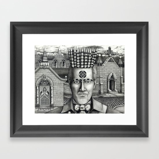 Cemetery Framed Art Print