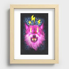 Eye Of The Wolf Recessed Framed Print