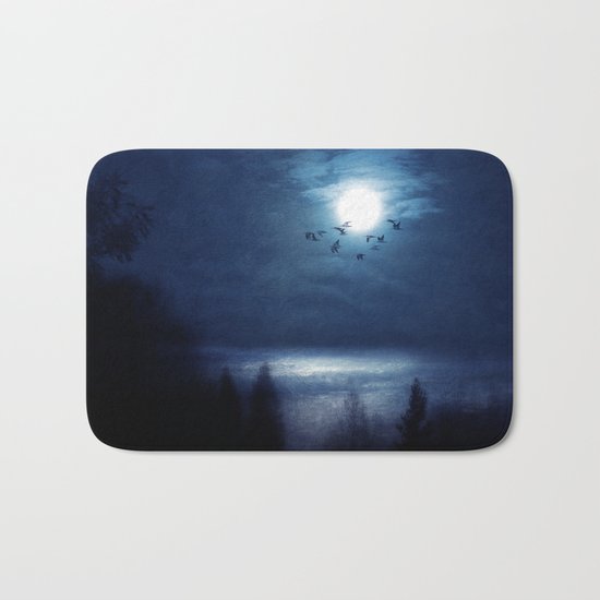 Blue hope Bath Mat