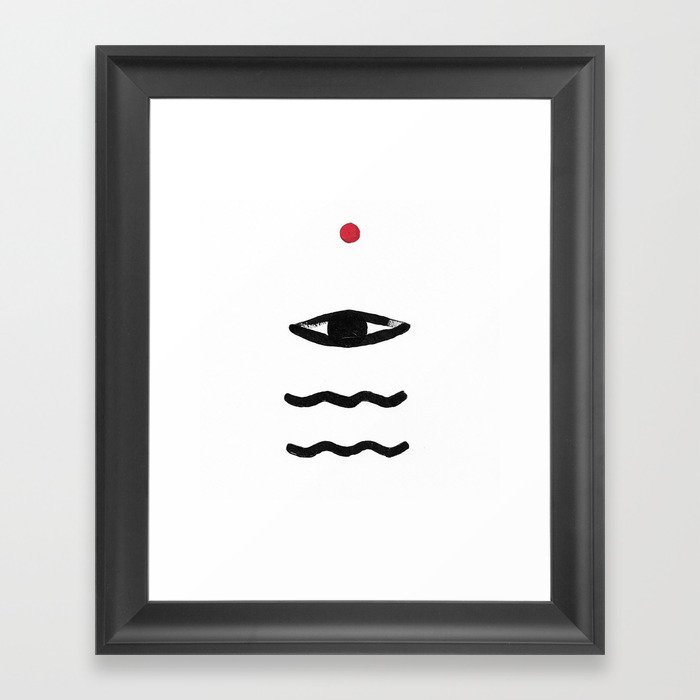 Eye of Protection Framed Art Print