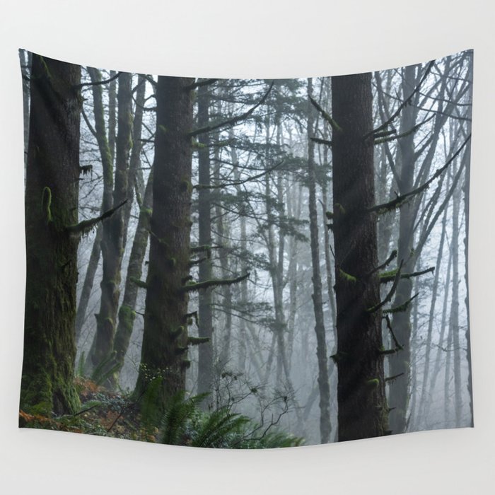 PNW Forest Hiking Adventure VII Wall Tapestry