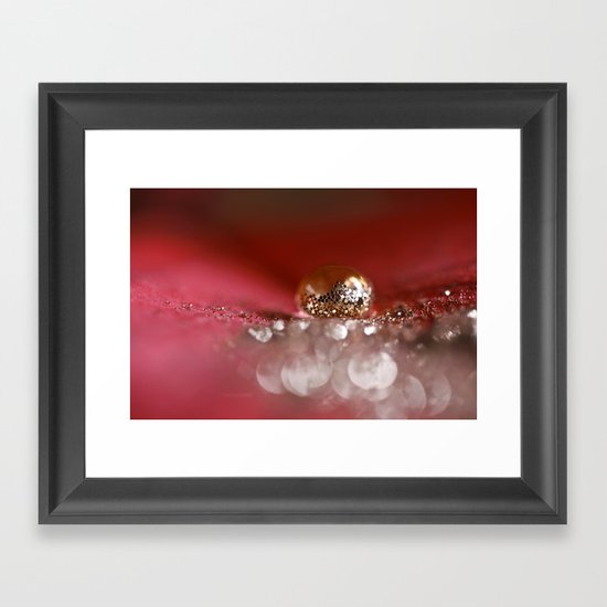 Golden Embers Framed Art Print