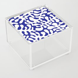 White Matisse cut outs seaweed pattern 12 Acrylic Box
