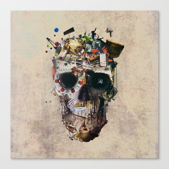 Istanbul Skull 2 Canvas Print