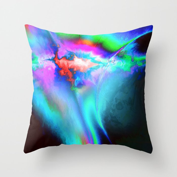 Explosion Throw Pillow by HavocLab | Society6