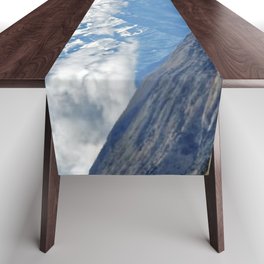 New Zealand Photography - The Tallest Mountain In New Zealand Table Runner