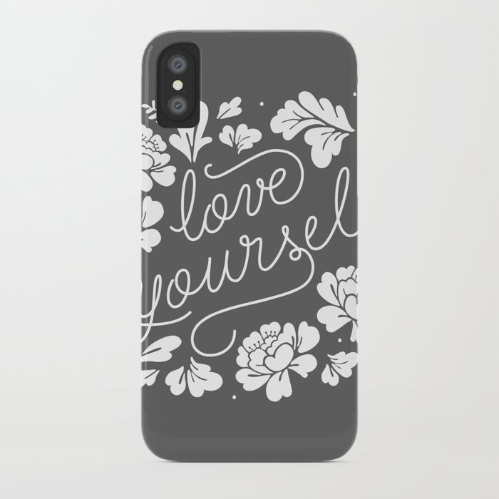 Love yourself iPhone Case