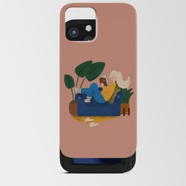 Illustration Stickers and Iphone Case_Reading Time iPhone Card Case
