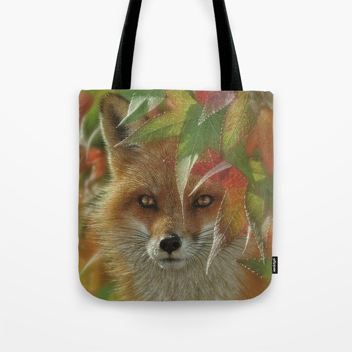 Autumn Red Fox Tote Bag