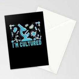 Microbiologist Microbiology Lab Staph Gift Idea Stationery Card