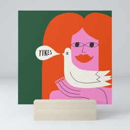 Yikes! Mini Art Print