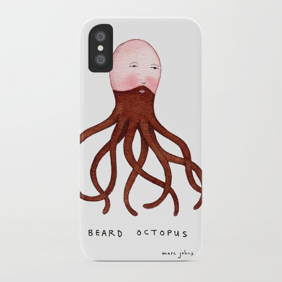 Beard Octopus iPhone Case