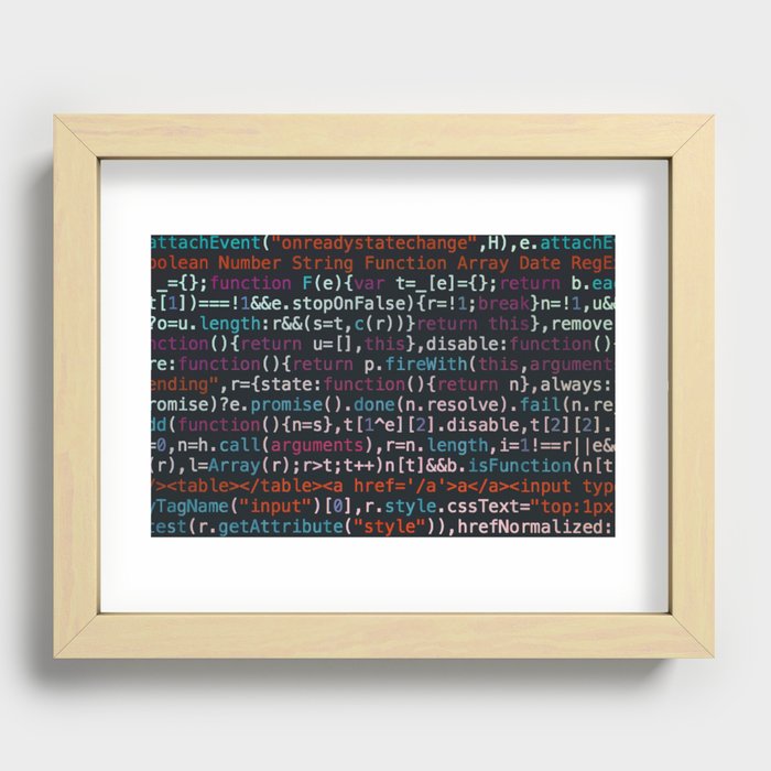 Recessed Framed Print