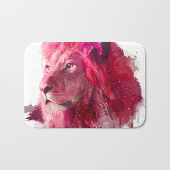 Rose Lion Bath Mat