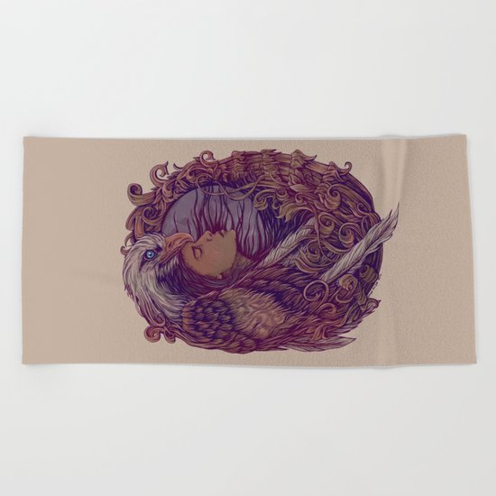 Moon Beach Towel