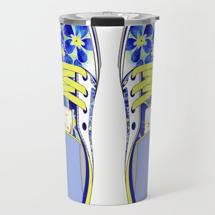 shoe design for t-shirt Travel Mug