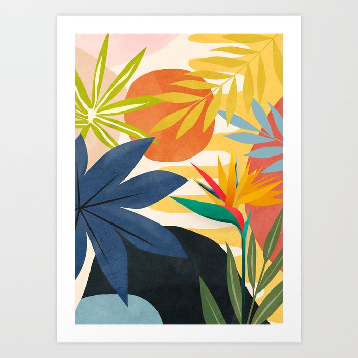 Garden in the Sunshine 7 Art Print