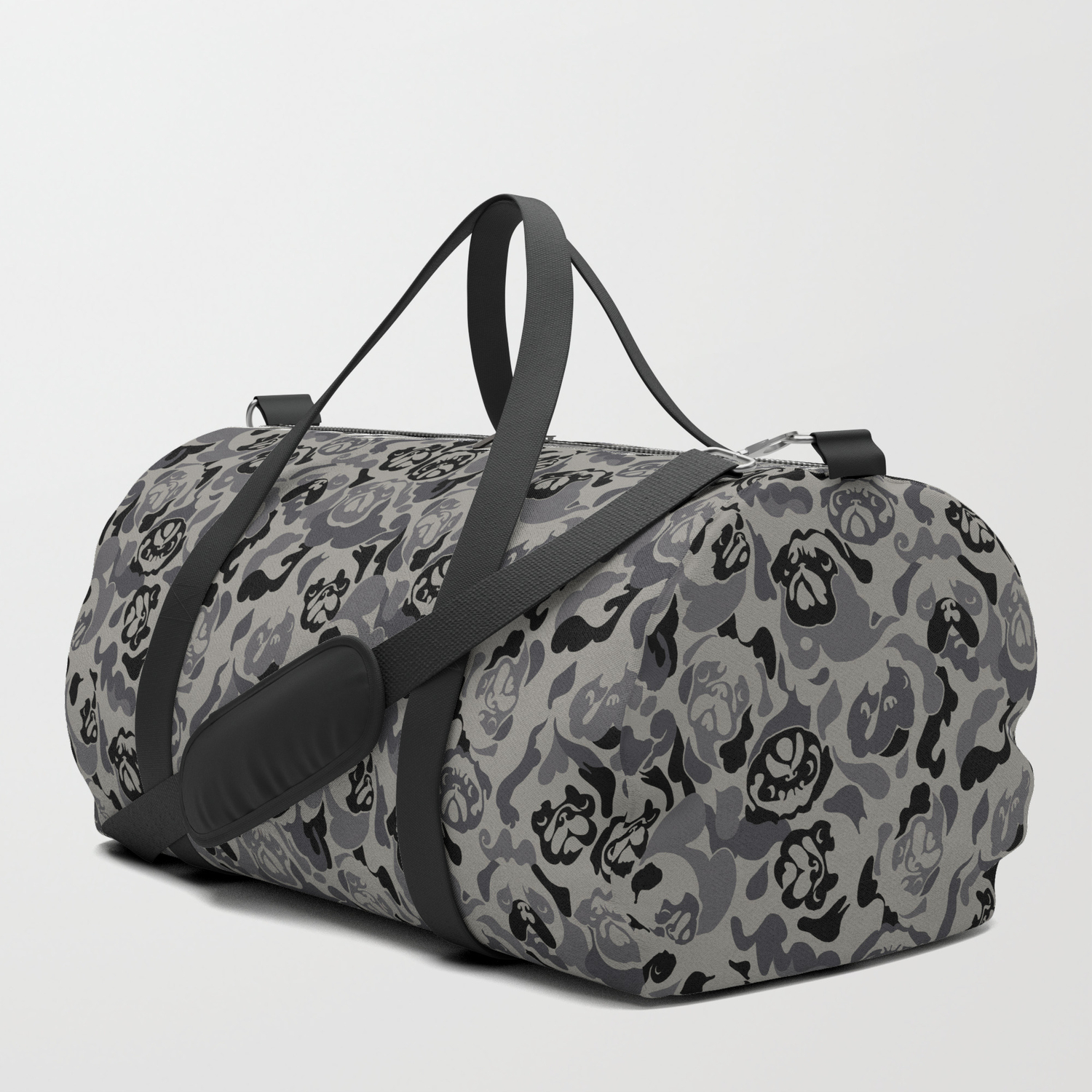 black camo duffle bag