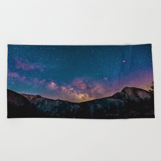 Fall asleep Beach Towel