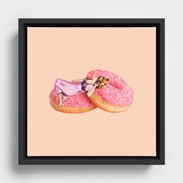 donut dreams Framed Canvas