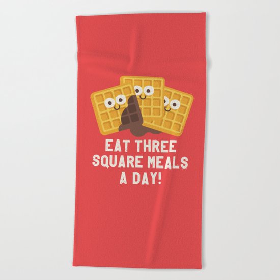 Because You Deserve Batter Beach Towel