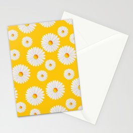 Yellow Daisy Repeat Stationery Card
