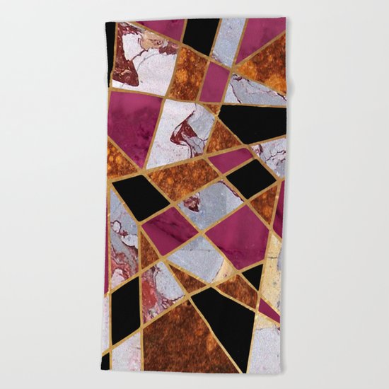 Abstract #448 Beach Towel